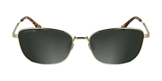 Lacoste Monogram L270s Women Gold Squared Sunglasses