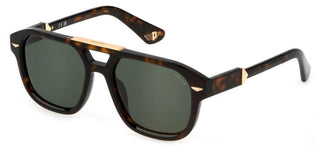 Police MONUMENT 1 SPLL19 unisex Havana Geometric Sunglasses