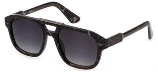 Police MONUMENT 1 SPLL19 unisex Black Geometric Sunglasses