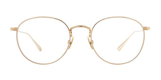 GARRETT LEIGHT MORNINGSIDE M unisex Gold Round Eyeglasses