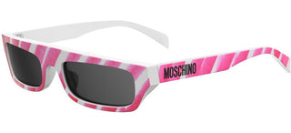 Moschino MOS047/S women Pink Geometric Sunglasses