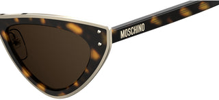 Moschino MOS051/S women Havana Cat Eye Sunglasses