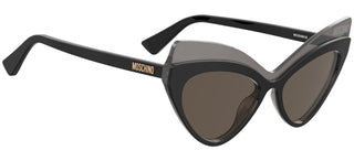Moschino MOS080/S women Black Cat Eye Sunglasses