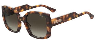Moschino MOS124/S women Havana Squared Sunglasses