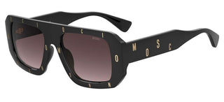 Moschino MOS129/S women Black Rectangle Sunglasses