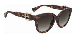 Moschino MOS143/S women Havana Geometric Sunglasses