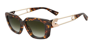 Moschino MOS168/S women Havana Rectangle Sunglasses