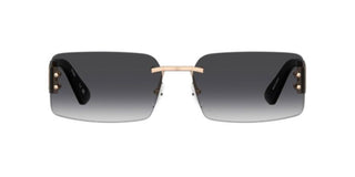 Moschino MOS169/S women Gold Rectangle Sunglasses