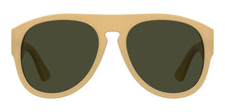 Moschino Mos176/s Women White Pilot Sunglasses