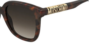 Moschino Mos178/s Women Havana Squared Sunglasses