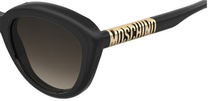 Moschino Mos179/s Women Black Cat Eye Sunglasses