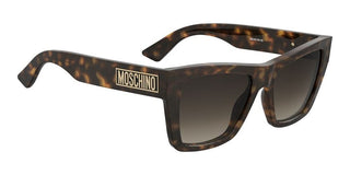 Moschino Mos181/s Women Havana Rectangle Sunglasses