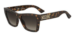 Moschino Mos181/s Women Havana Rectangle Sunglasses