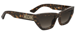 Moschino Mos182/s Women Havana Cat Eye Sunglasses