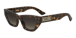 Moschino Mos182/s Women Havana Cat Eye Sunglasses