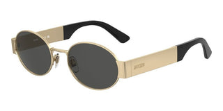 Moschino Mos185/s Unisex Rose Gold Oval Sunglasses