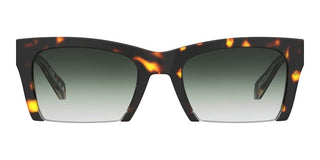 Moschino MOS196/S women Havana Squared Sunglasses