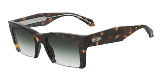 Moschino MOS196/S women Havana Squared Sunglasses
