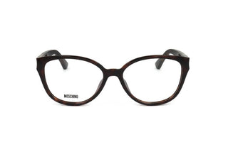 Moschino MOS556 women Havana Squared Eyeglasses