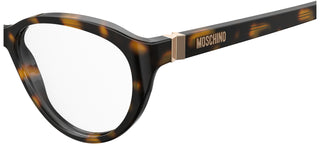 Moschino MOS557 women Havana Cat Eye Eyeglasses