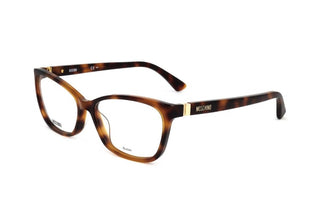 Moschino MOS558 women Havana Rectangle Eyeglasses