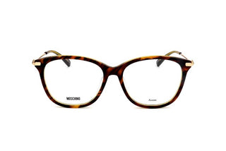 Moschino MOS579/F women Havana Geometric Eyeglasses