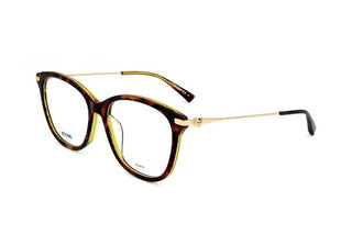 Moschino MOS579/F women Havana Geometric Eyeglasses