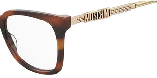 Moschino MOS627 women Havana Geometric Eyeglasses