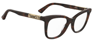 Moschino Mos650 Women Havana Rectangle Eyeglasses