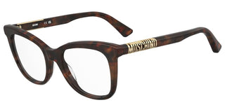 Moschino Mos650 Women Havana Rectangle Eyeglasses