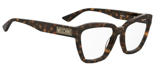 Moschino Mos651 Women Havana Rectangle Eyeglasses