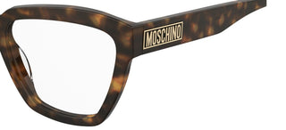 Moschino Mos651 Women Havana Rectangle Eyeglasses