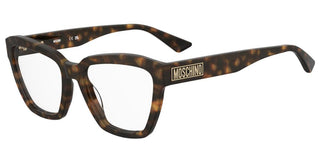 Moschino Mos651 Women Havana Rectangle Eyeglasses