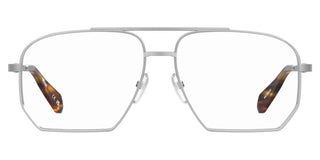 Moschino Mos656 Men Silver Squared Eyeglasses