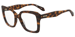 Moschino Mos658 Women Havana Butterfly Eyeglasses