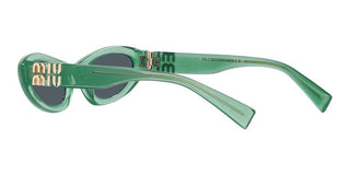 Miu Miu MU 09YS women Green Geometric Sunglasses
