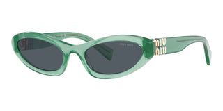 Miu Miu MU 09YS women Green Geometric Sunglasses