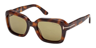 Tom Ford NATALIA-02 FT1283 unisex Havana Squared Sunglasses