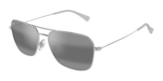 Maui Jim Na'auao Mj0675s Men Silver Squared Sunglasses