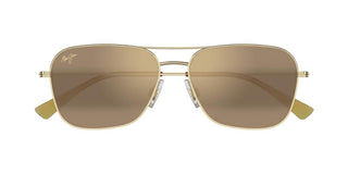 Maui Jim Na'auao Mj0675s Men Gold Squared Sunglasses