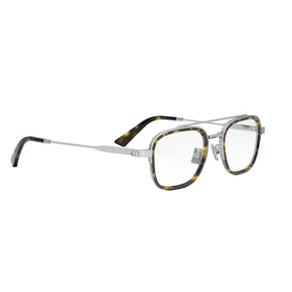 DIOR NeoDiorO NeoDiorO S6F men Silver Squared Eyeglasses