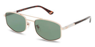 Police New Crossroads 3 Splq84 Unisex Rose Gold Geometric Sunglasses
