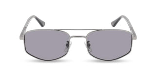Police New Crossroads 3 Splq84 Unisex Grey Geometric Sunglasses