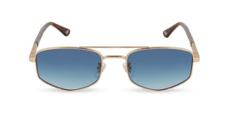 Police New Crossroads 3 Splq84 Unisex Rose Gold Geometric Sunglasses