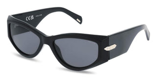 Police New Dawn 3 Splr25e Unisex Black Geometric Sunglasses