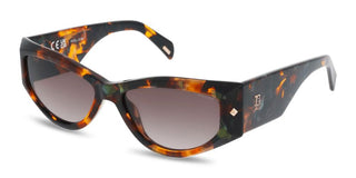 Police New Dawn 3 Splr25 Unisex Havana Geometric Sunglasses