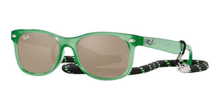 Ray-Ban NEW WAYFARER JUNIOR RJ 9052S unisex Green Squared Sunglasses