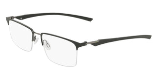 Nike NIKE 4318 men Black Rectangle Eyeglasses