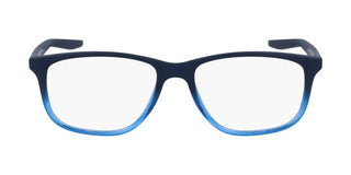 Nike Nike 5019 Unisex Blue Squared Eyeglasses