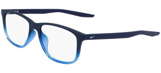 Nike Nike 5019 Unisex Blue Squared Eyeglasses